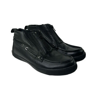 Cougar Cobalt Black Leather Winter Bootie